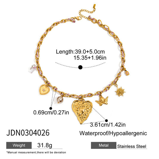 N2 18k golden Necklace