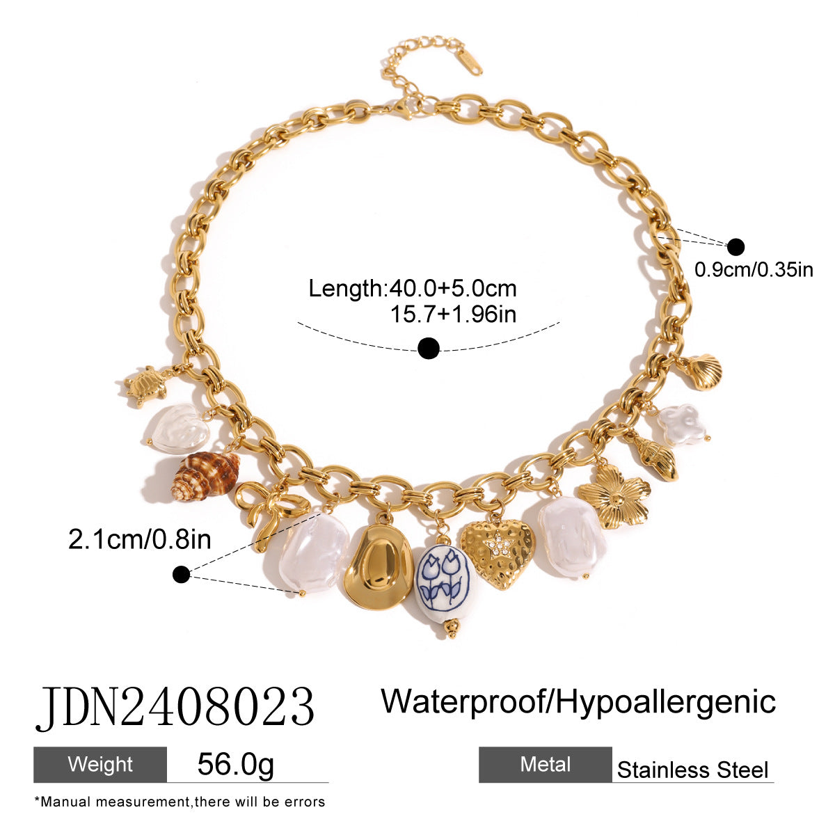 N7 18k golden Necklace
