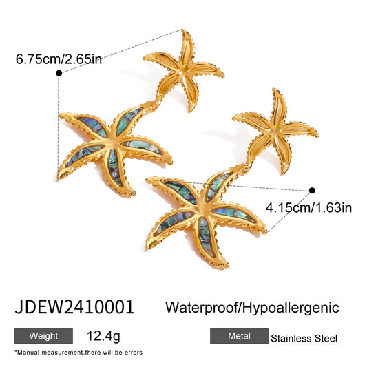 E3 18k Golden earrings