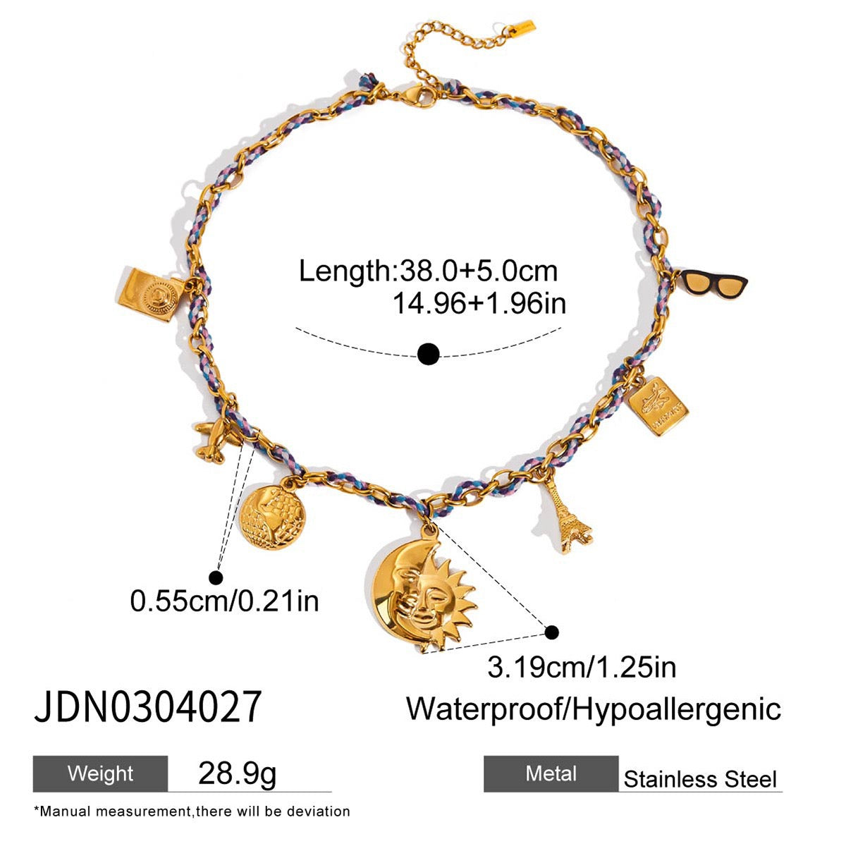 N4 18k golden Necklace